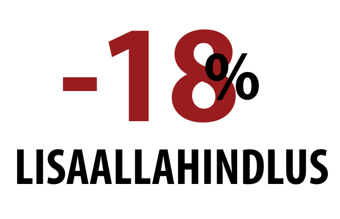 LISAALLAHINDLUS KOGU KAUP -18%!