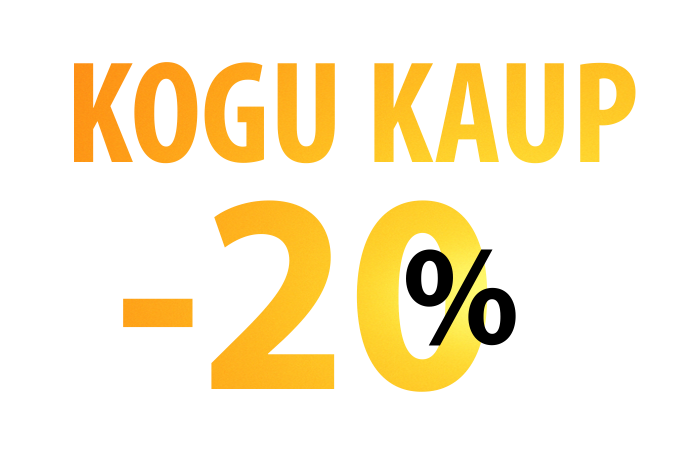 KOGU KAUP -20%!