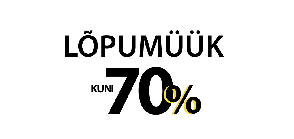 LÕPUMÜÜK kuni -70%
