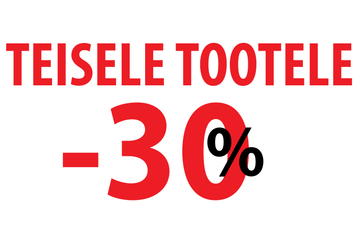 -30% TEISELE TOOTELE!
