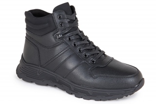 FERMANI Meeste paeltega poolsaapad, musta värvi. Sportlik stiil. 