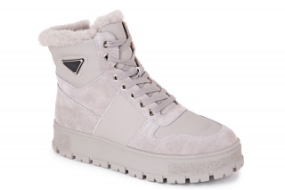 ML Naiste paeltega poolsaapad, värv helehall. Sportlik stiil. 