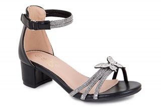 DOREMI Pidulikud jalatsid, musta värvi. Sandaalid. 