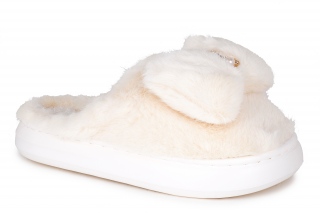 MULANKA Naiste plätud, värv beež. Naiste kodused jalatsid. 