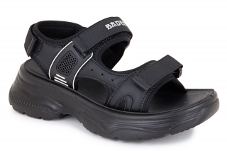 BADEN KIDS Sandaalid, musta värvi. Sportlik stiil. 