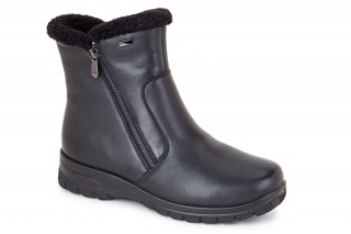 FERMANI Mugavus, musta värvi. Naiste poolsaapad. 