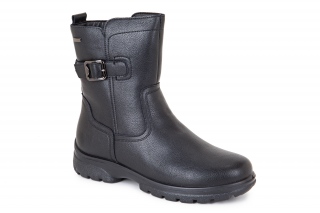 FERMANI Naiste poolsaapad, musta värvi. Mugavus. 