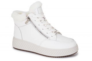 FERMANI Naiste paeltega poolsaapad, värv valge. Sportlik stiil. 