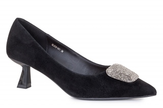 FERMANI Naiste pidulikud jalatsid, musta värvi. Naiste kingad. 