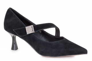 FERMANI Naiste pidulikud jalatsid, musta värvi. Naiste kingad. 