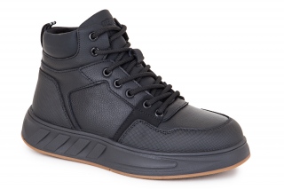 BADEN KIDS Paeltega poolsaapad, musta värvi. Sportlik stiil. 