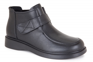 FERMANI Mugavus, musta värvi. Naiste poolsaapad. 