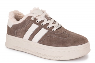 FERMANI Naiste tennised, värv pruun. Sportlik stiil. 