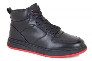 FERMANI Meeste paeltega poolsaapad, musta värvi. Sportlik stiil. 