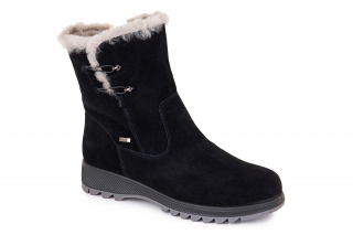 FERMANI Naiste poolsaapad, musta värvi. Mugavus. 