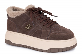 MONNA LISA Naiste tennised, värv pruun. Sportlik stiil. 