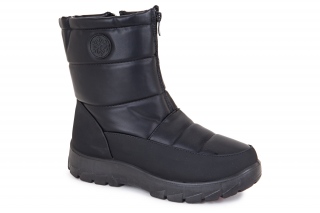 ML Naiste poolsaapad, musta värvi. Puff. 