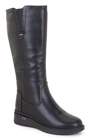 FERMANI Mugavus, musta värvi. Naiste saapad. 