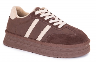 FERMANI Naiste tennised, värv pruun. Sportlik stiil. 