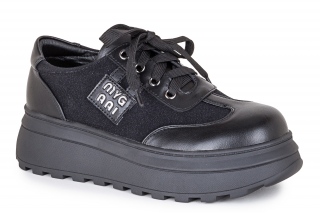 HAPPY KENI Paeltega kingad, musta värvi. Sportlik stiil. 