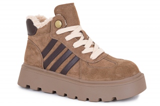 FERMANI Naiste tennised, värv pruun. Sportlik stiil. 