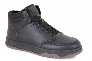 FERMANI Meeste paeltega poolsaapad, musta värvi. Sportlik stiil. 